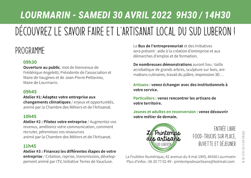 Printemps des artisans